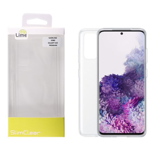 LIME CASE SAMSUNG S20 G980 6.2" SLIMCLEAR PREMIUM TPU TRANSPARENT